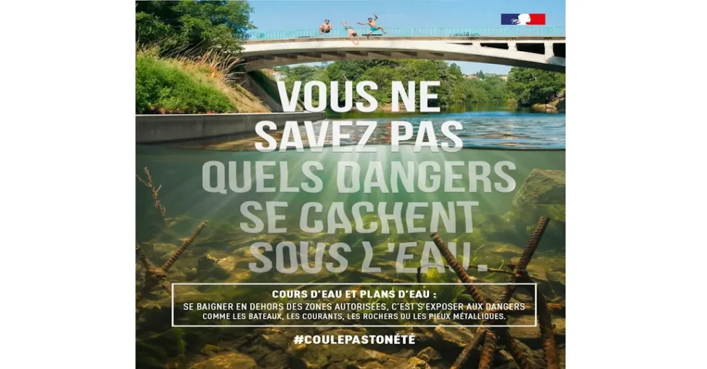 Lire la suite de l'actualité Se baigner en dehors des zones autorisées, attention DANGER !