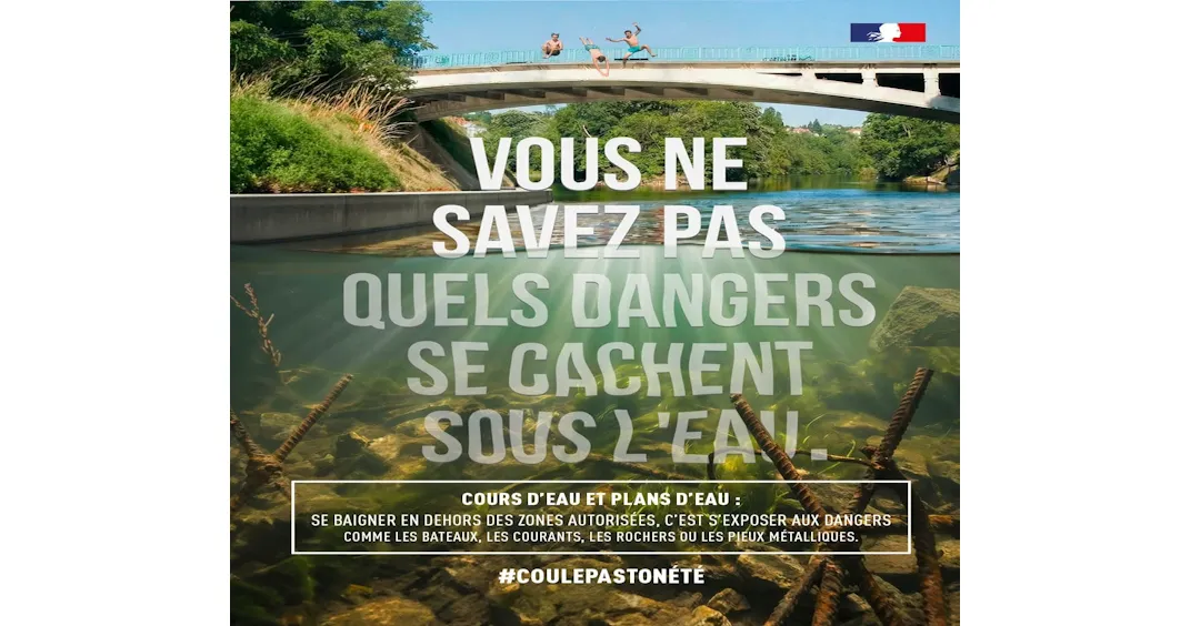 Lire la suite de l'actualité Se baigner en dehors des zones autorisées, attention DANGER !
