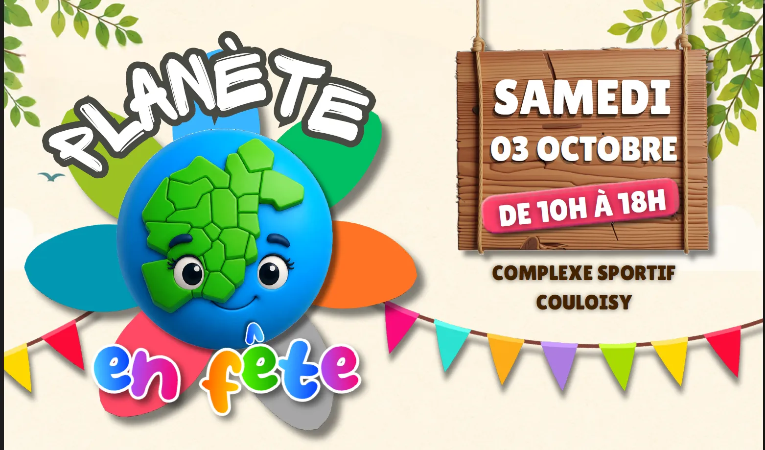 Lire la suite de l'actualité PLANETE EN FÊTE Samedi 3 octobre de 10h à 18h